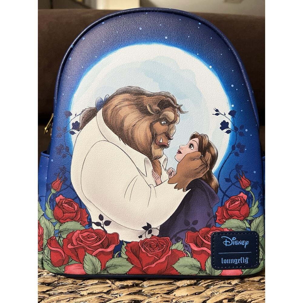 Loungefly Disney Beauty And The Beast Moonlight Gaze Mini Backpack